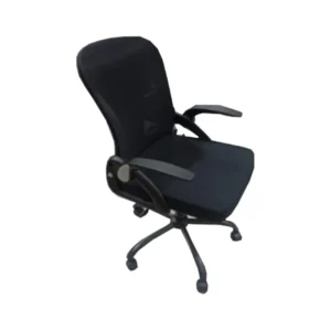 Silla Ejecutiva Plegable Brazo Ajustable Malla Peso Max 330Lb Ferrini Negro Clase 3