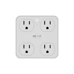 Enchufe Inteligente Nexxt 4 Salida Wifi Alerta Apps  Usb-a  Usb-C