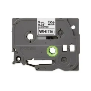 Cinta Brother Para Etiquetadora P-Touch Neg-Blanco 9Mm
