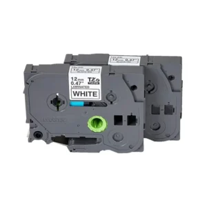 Cinta Brother Para Etiquetadora P-Touch Pqt2 Neg/Blan 12Mm
